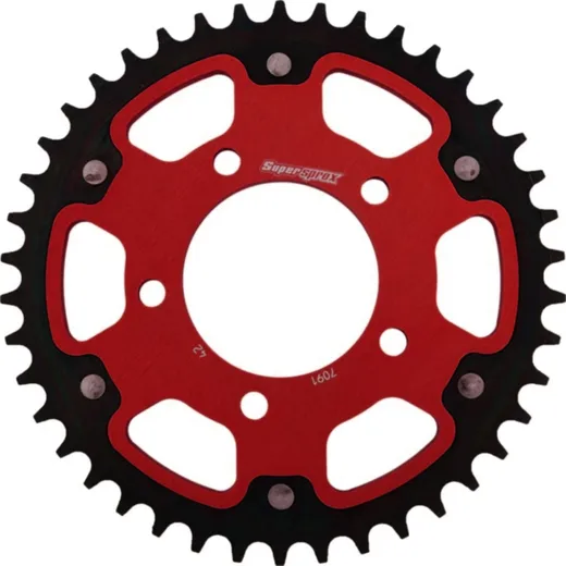 Stealth-Rear Sprocket / Chain Wheel Supersprox 520/42t red 92902R42