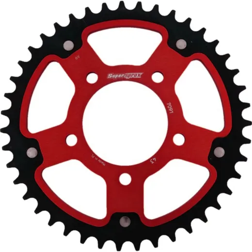 Stealth-Rear Sprocket / Chain Wheel Supersprox 520/43t red 92902R43