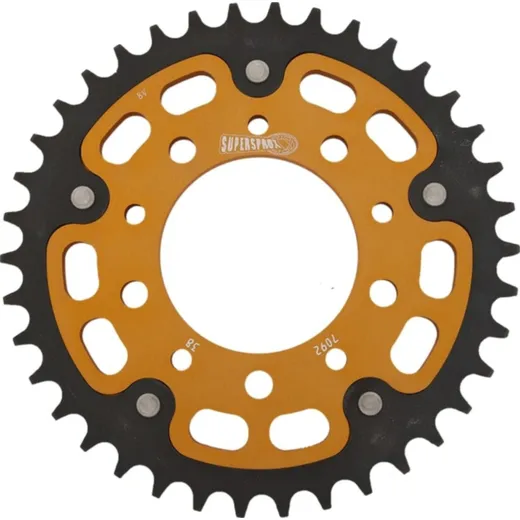 Stealth-Rear Sprocket / Chain Wheel Supersprox 525/38t gold 92903S38