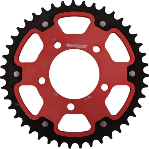 Stealth-Rear Sprocket / Chain Wheel Supersprox 525/43t red 92903R43