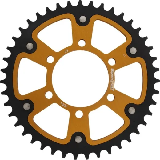 Stealth-Rear Sprocket / Chain Wheel Supersprox 520/43t gold 37094S43