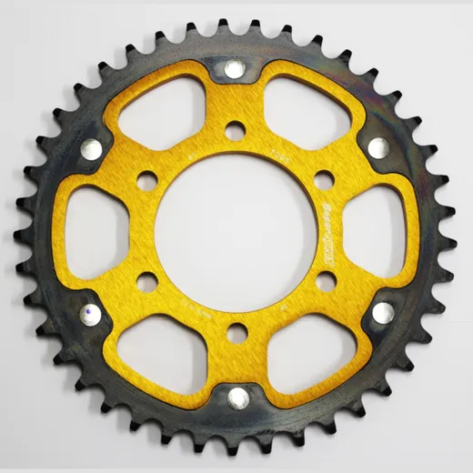 Stealth-Rear Sprocket / Chain Wheel Supersprox 525/41t gold 92666S41