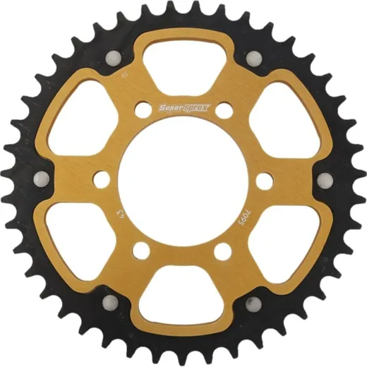 Stealth-Rear Sprocket / Chain Wheel Supersprox 525/43t gold 92666S43