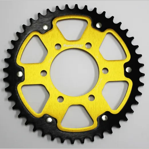 Stealth-Rear Sprocket / Chain Wheel Supersprox 525/44t gold 92666S44
