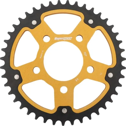 Stealth-Rear Sprocket / Chain Wheel Supersprox 525/43t gold 35710S43