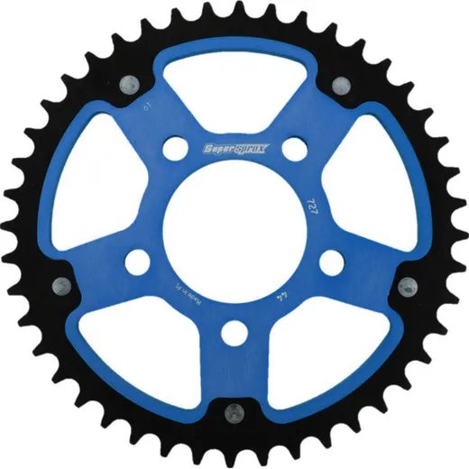 Stealth-Rear Sprocket / Chain Wheel Supersprox 525/44t blue 35710B44