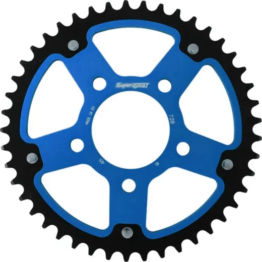 Stealth-Rear Sprocket / Chain Wheel Supersprox 520/45t blue 35711B45