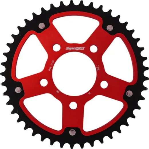 Stealth-Rear Sprocket / Chain Wheel Supersprox 520/45t red 35711R45