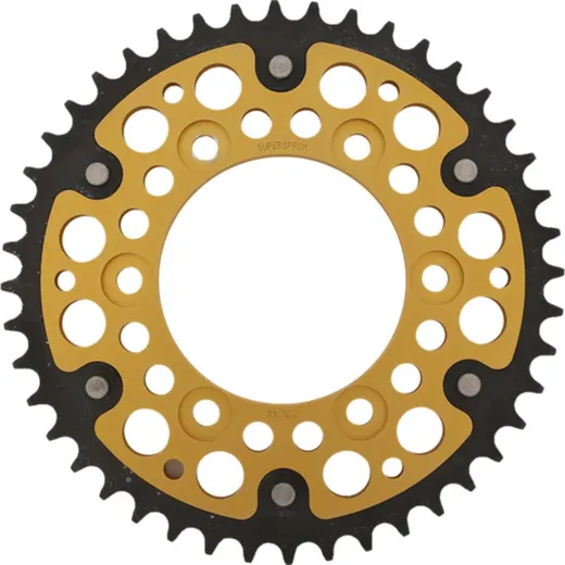 Stealth-Rear Sprocket / Chain Wheel Supersprox 520/44t gold 50602S44