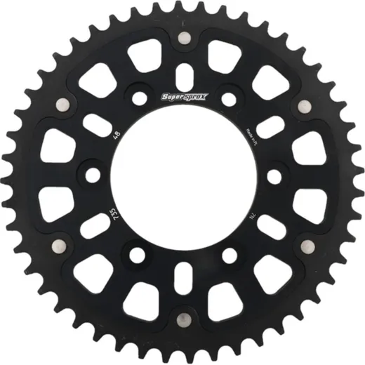 Stealth-Rear Sprocket / Chain Wheel Supersprox 520/48t black 50602K48