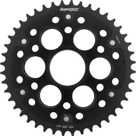 Stealth-Rear Sprocket / Chain Wheel Supersprox 525/44t black 50801K44