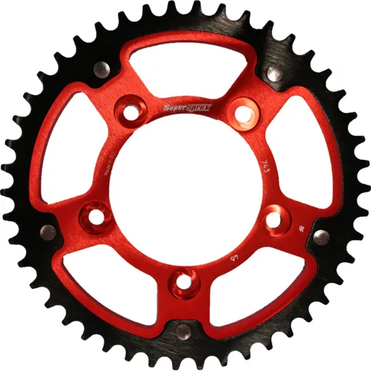 Stealth-Rear Sprocket / Chain Wheel Supersprox 520/46t red 50613R46