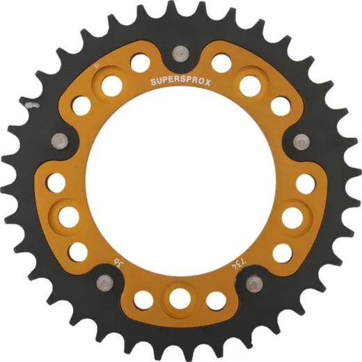 Stealth-Rear Sprocket / Chain Wheel Supersprox 525/36t gold 50614S36