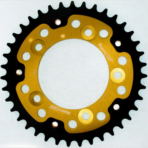 Stealth-Rear Sprocket / Chain Wheel Supersprox 525/39t gold 50614S39