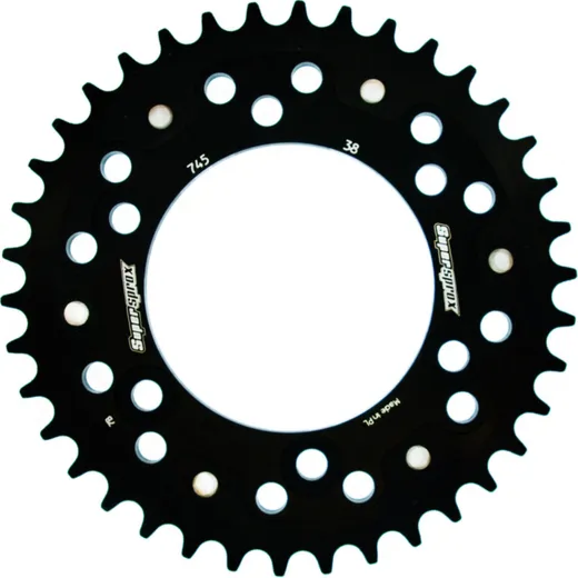 Stealth-Rear Sprocket / Chain Wheel Supersprox 525/38t black 50609K38