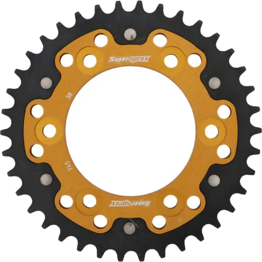 Stealth-Rear Sprocket / Chain Wheel Supersprox 525/38t gold 50609S38