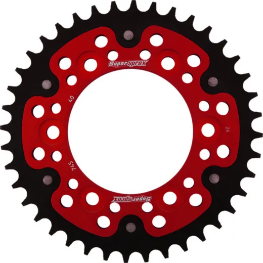 Stealth-Rear Sprocket / Chain Wheel Supersprox 525/40t red 50609R40
