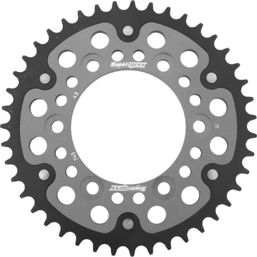 Stealth-Rear Sprocket / Chain Wheel Supersprox 525/43t silver 50609V43
