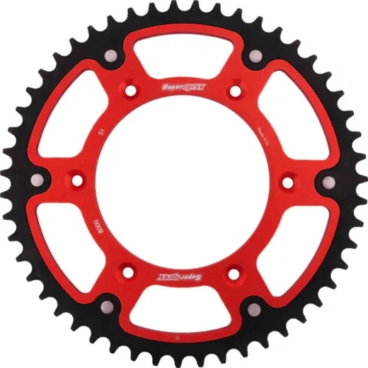 Stealth-Rear Sprocket / Chain Wheel Supersprox 520/51t red 92340R51