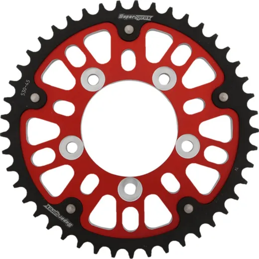 Stealth-Rear Sprocket / Chain Wheel Supersprox 525/45t red 14404R45