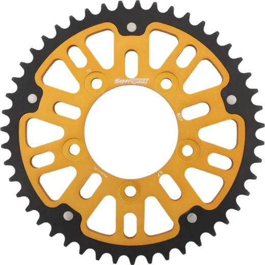 Stealth-Rear Sprocket / Chain Wheel Supersprox 525/47t gold 14404S47