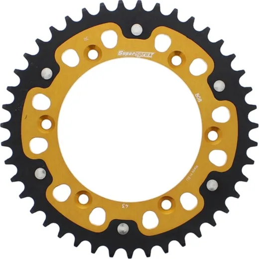 Stealth-Rear Sprocket / Chain Wheel Supersprox 520/43t gold 14203S43