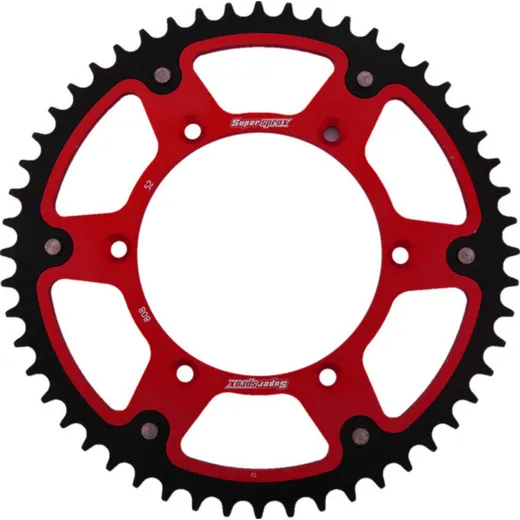 Stealth-Rear Sprocket / Chain Wheel Supersprox 520/52t red 14203R52