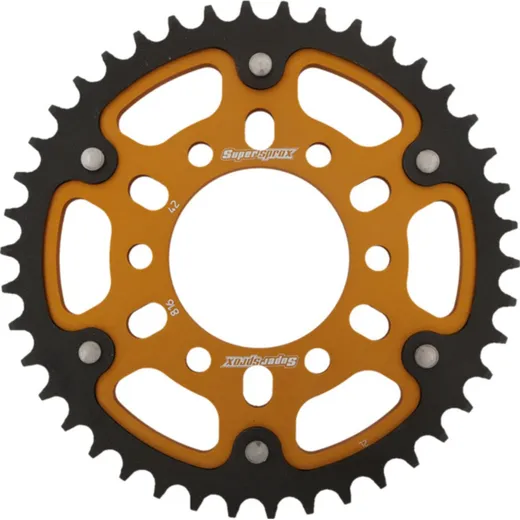 Stealth-Rear Sprocket / Chain Wheel Supersprox 530/42t gold 14902S42