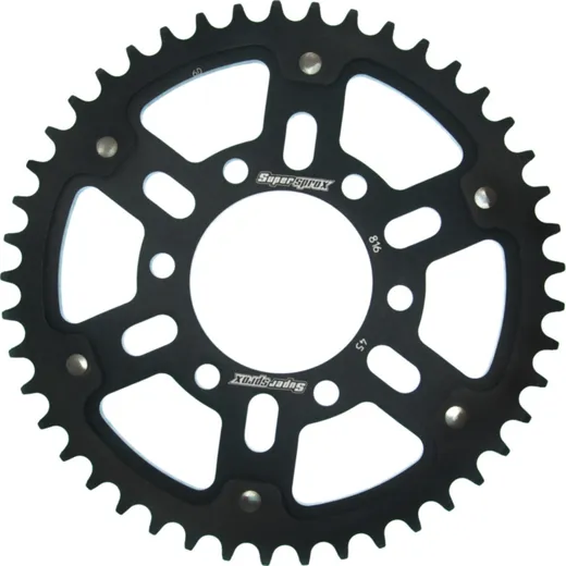 Stealth-Rear Sprocket / Chain Wheel Supersprox 530/45t black 14902K45