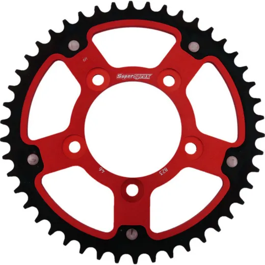 Stealth-Rear Sprocket / Chain Wheel Supersprox 520/46t red 14405R46