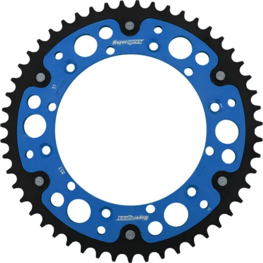 Stealth-Rear Sprocket / Chain Wheel Supersprox 520/51t blue 12500B51