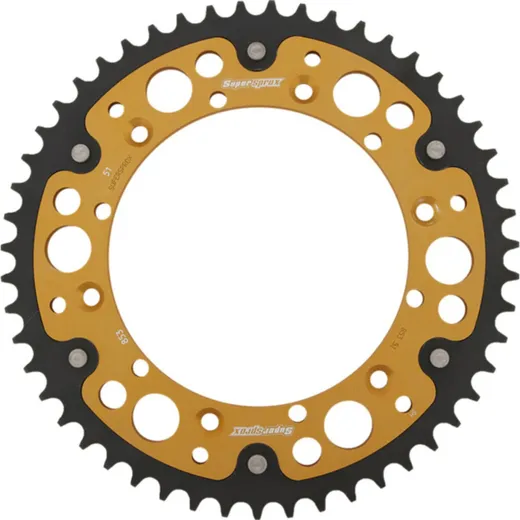 Stealth-Rear Sprocket / Chain Wheel Supersprox 520/51t gold 12500S51