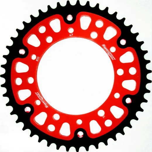 Stealth-Rear Sprocket / Chain Wheel Supersprox 520/47t red 12305R47