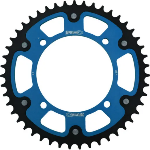 Stealth-Rear Sprocket / Chain Wheel Supersprox 520/47t blue 12505B47