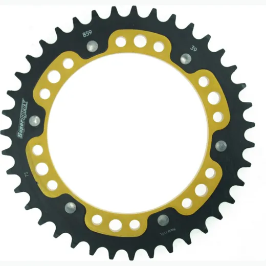 Stealth-Rear Sprocket / Chain Wheel Supersprox 530/39t gold 12801S39