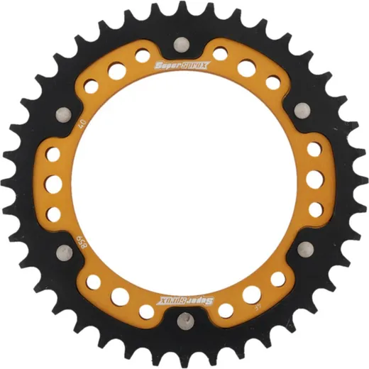 Stealth-Rear Sprocket / Chain Wheel Supersprox 530/40t gold 12801S40