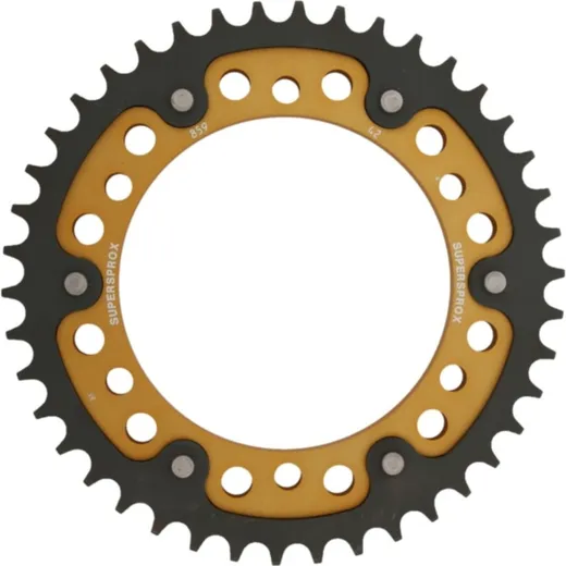 Stealth-Rear Sprocket / Chain Wheel Supersprox 530/42t gold 12801S42