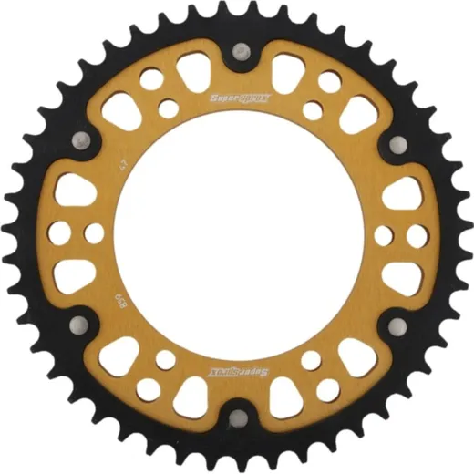Stealth-Rear Sprocket / Chain Wheel Supersprox 530/47t gold 12801S47