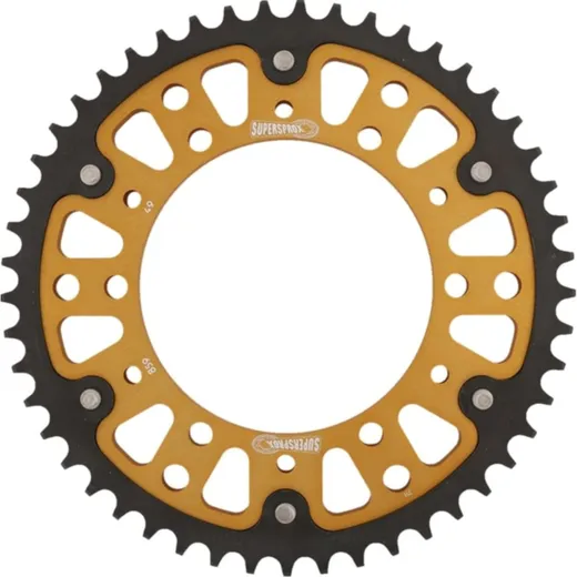 Stealth-Rear Sprocket / Chain Wheel Supersprox 530/49t gold