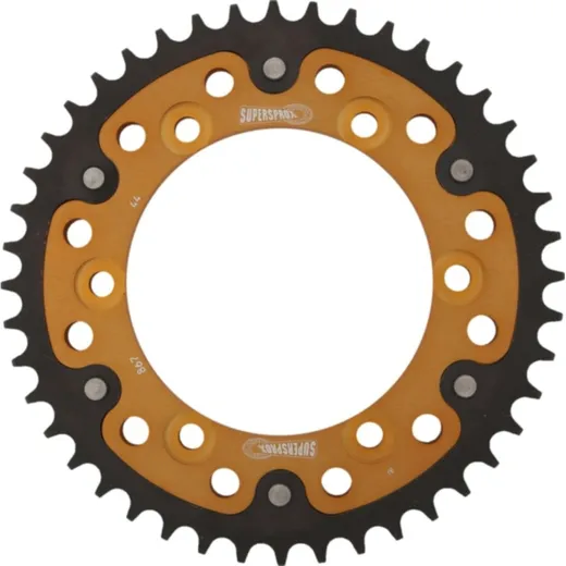 Stealth-Rear Sprocket / Chain Wheel Supersprox 525/44t gold 12603S44