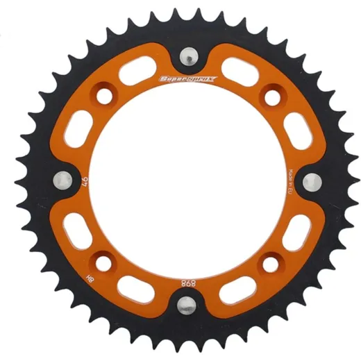 Stealth-Rear Sprocket / Chain Wheel Supersprox 428/46t orange