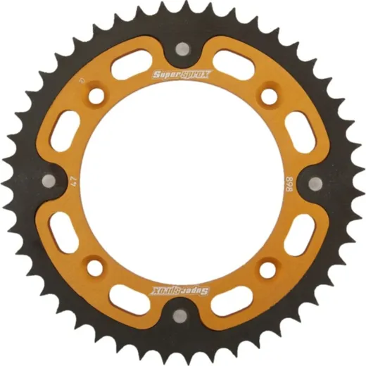 Stealth-Rear Sprocket / Chain Wheel Supersprox 428/47t gold 71200S47
