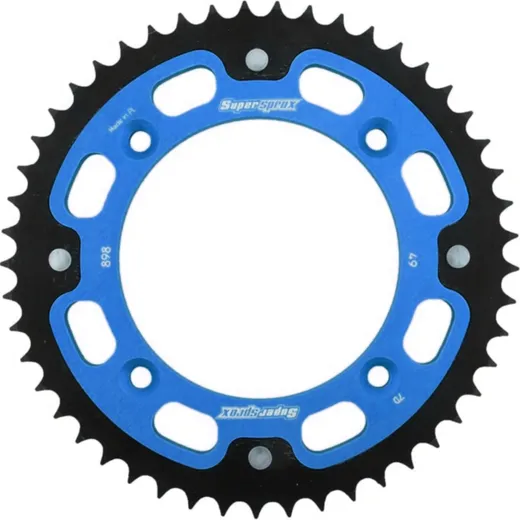 Stealth-Rear Sprocket / Chain Wheel Supersprox 428/49t blue 71200B49