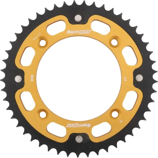 Stealth-Rear Sprocket / Chain Wheel Supersprox 428/49t gold 71200S49