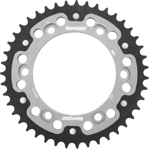 Stealth-Rear Sprocket / Chain Wheel Supersprox 525/43t silver 44501V43