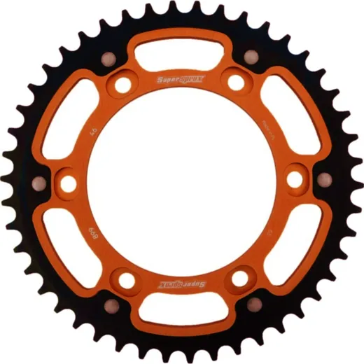 Stealth-Rear Sprocket / Chain Wheel Supersprox 525/46t orange 44501O46