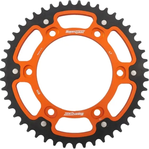 Stealth-Rear Sprocket / Chain Wheel Supersprox 525/47t orange