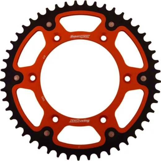Stealth-Rear Sprocket / Chain Wheel Supersprox 520/49t orange 71304O49