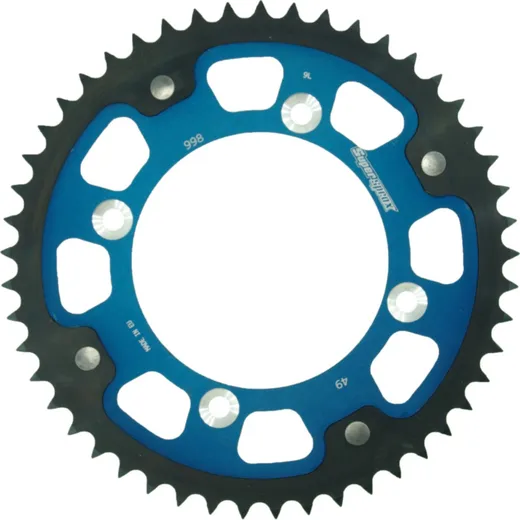 Stealth-Rear Sprocket / Chain Wheel Supersprox 428/49t blue