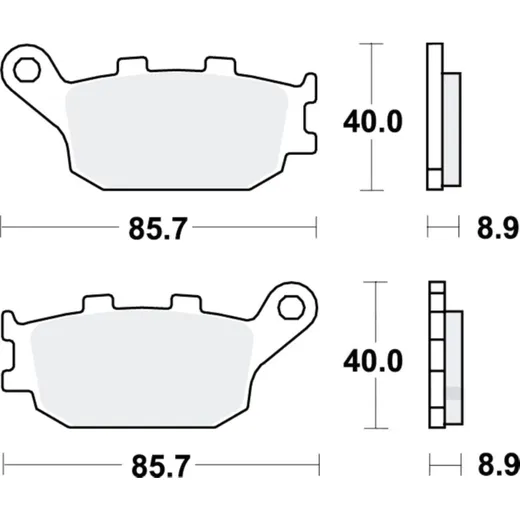 Bremsklotz LC TRW MCB634LC